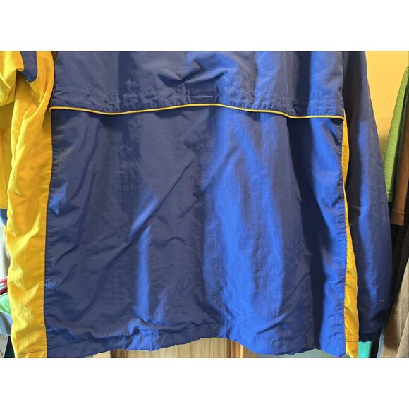 Tonix Blue Warm Up Track Jacket Men’s Size L Vintage Yellow Full Zip Long Sleeve - Picture 10 of 15